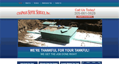 Desktop Screenshot of chapmanseptic.com