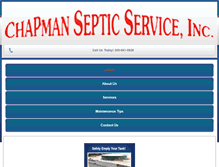 Tablet Screenshot of chapmanseptic.com